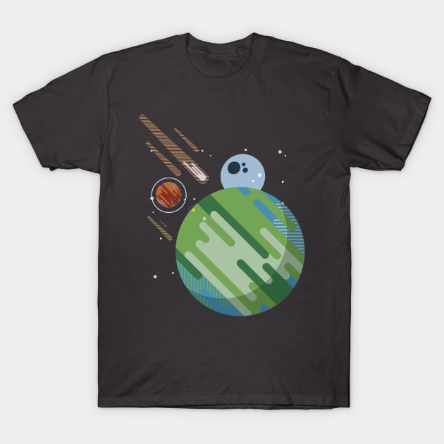 Space Exploration V4 T-Shirt by WalterPfander50